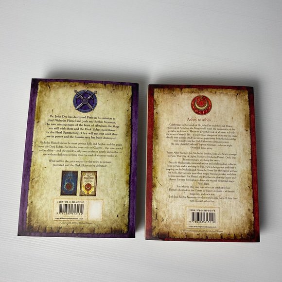 Secrets Of The Immortal Nicholas Flamel By Michael Scott Books 2 & 3 Medium PB - Picture 9 of 9